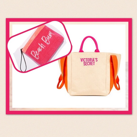 victorias secret beach tote